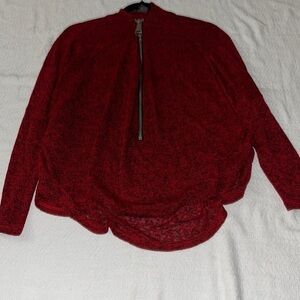 Quarter Zip Blouse